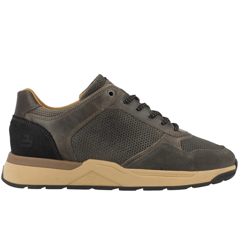 ZAPATILLAS URBANAS HOMBRE CUERO OMIS-0-73 GRIS BULLBOXER - 1