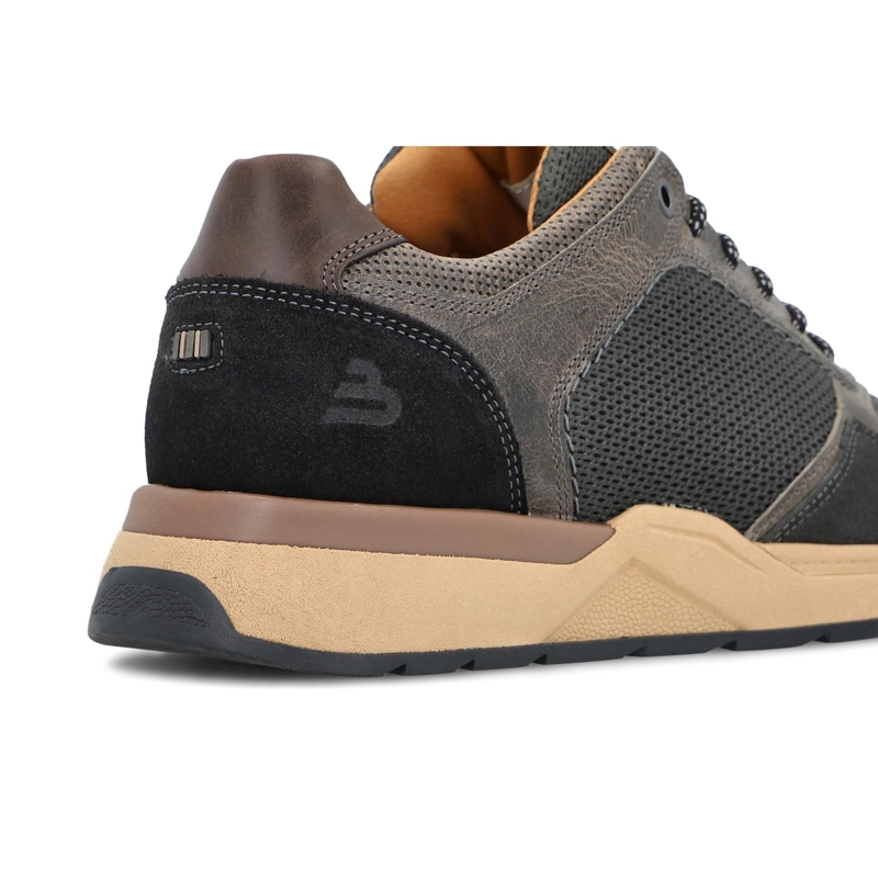 ZAPATILLAS URBANAS HOMBRE CUERO OMIS-0-73 GRIS BULLBOXER - 4