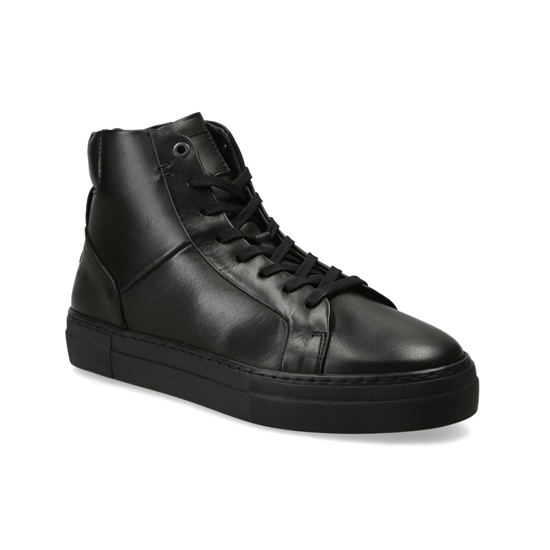 ZAPATILLAS CAÑA ALTA HOMBRE CUERO GLASGOW-6-45 NEGRO BULLBOXER - 1