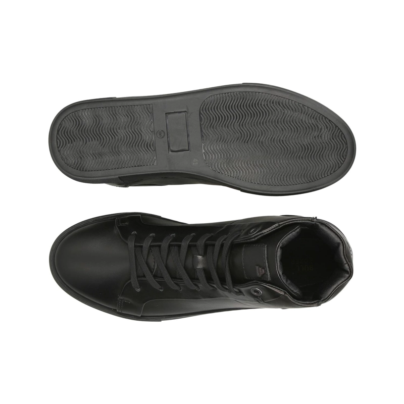 ZAPATILLAS CAÑA ALTA HOMBRE CUERO GLASGOW-6-45 NEGRO BULLBOXER - 3