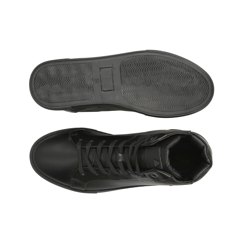 ZAPATILLAS CAÑA ALTA HOMBRE CUERO GLASGOW-6-45 NEGRO BULLBOXER - 3