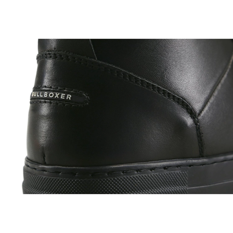 ZAPATILLAS CAÑA ALTA HOMBRE CUERO GLASGOW-6-45 NEGRO BULLBOXER - 5