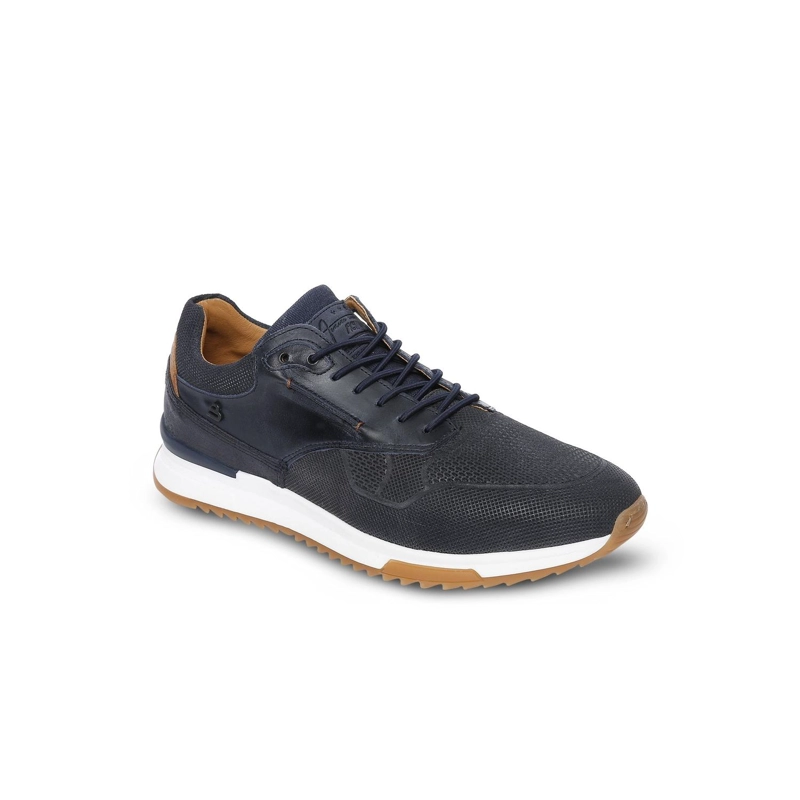 ZAPATILLAS URBANAS HOMBRE CUERO AZUL PENFIELD-0-67 BULLBOXER - 1