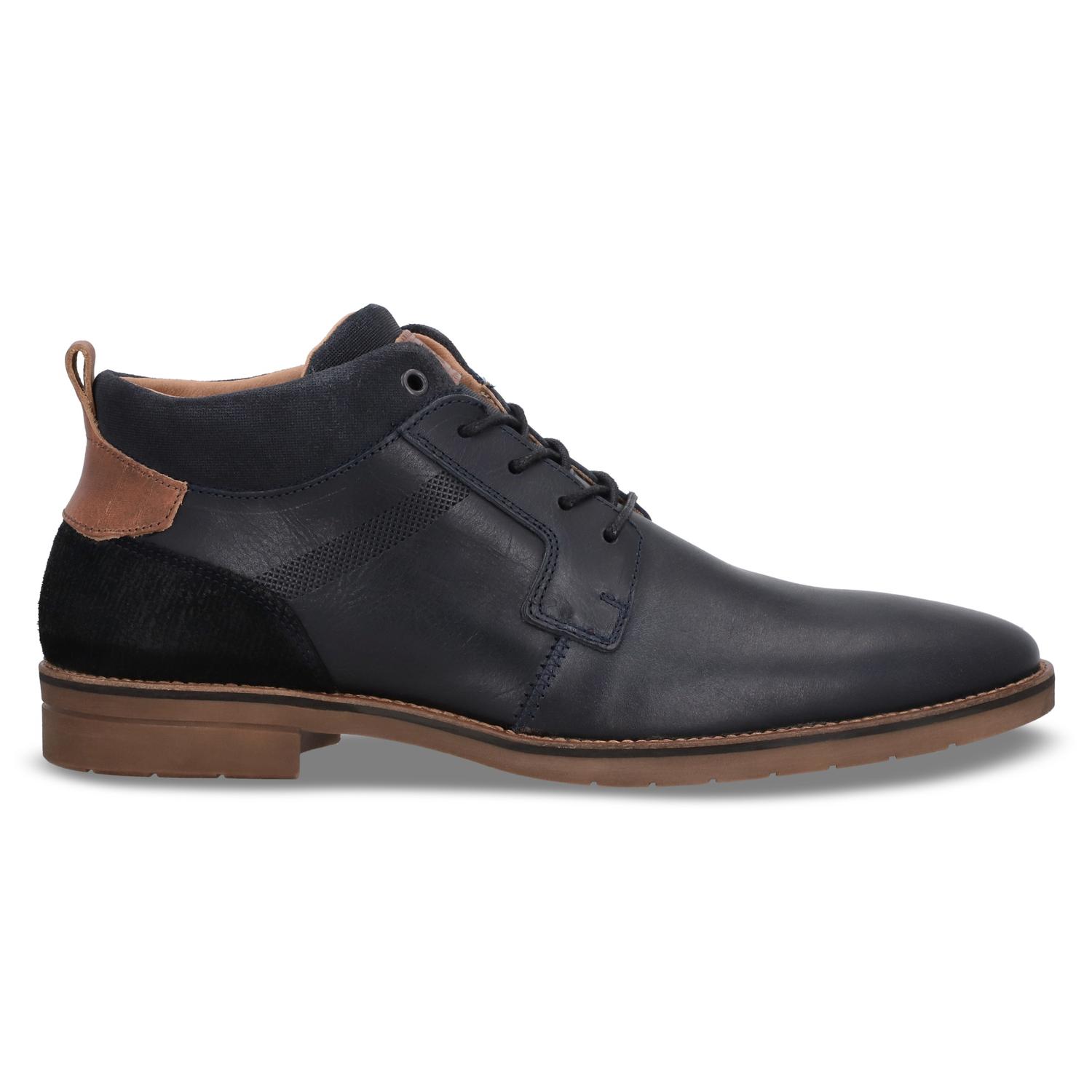 BOTINES HOMBRE CUERO LAEKEN-6-65 AZUL BULLBOXER - 2