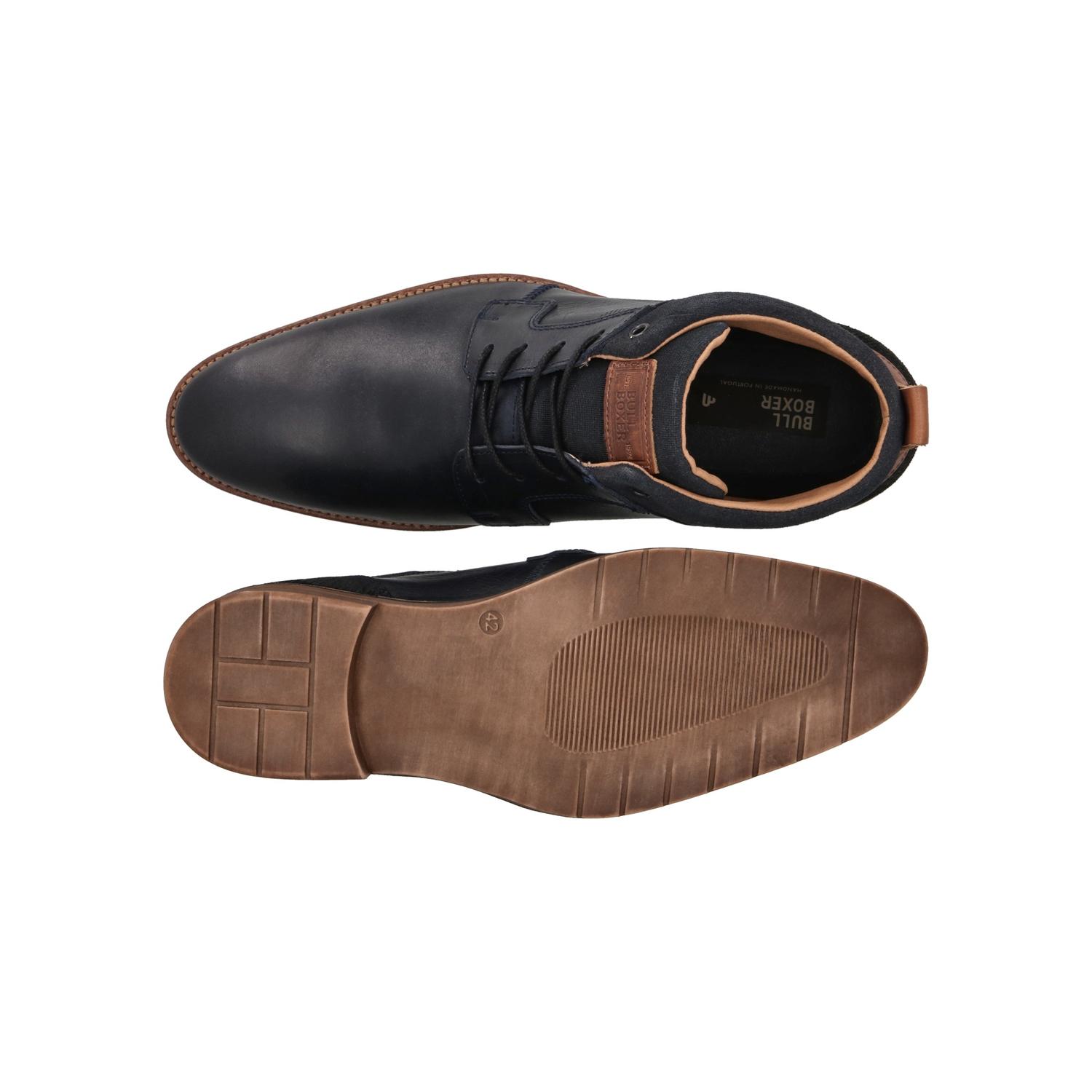 BOTINES HOMBRE CUERO LAEKEN-6-65 AZUL BULLBOXER - 3