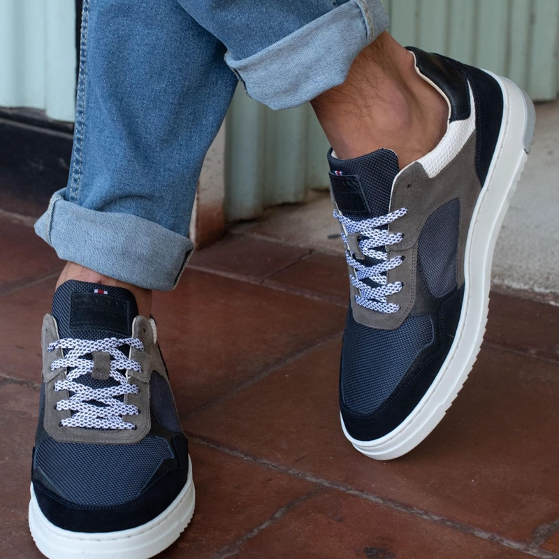ZAPATILLAS URBANAS HOMBRE CUERO KAI-0-11 AZUL BULLBOXER - 4