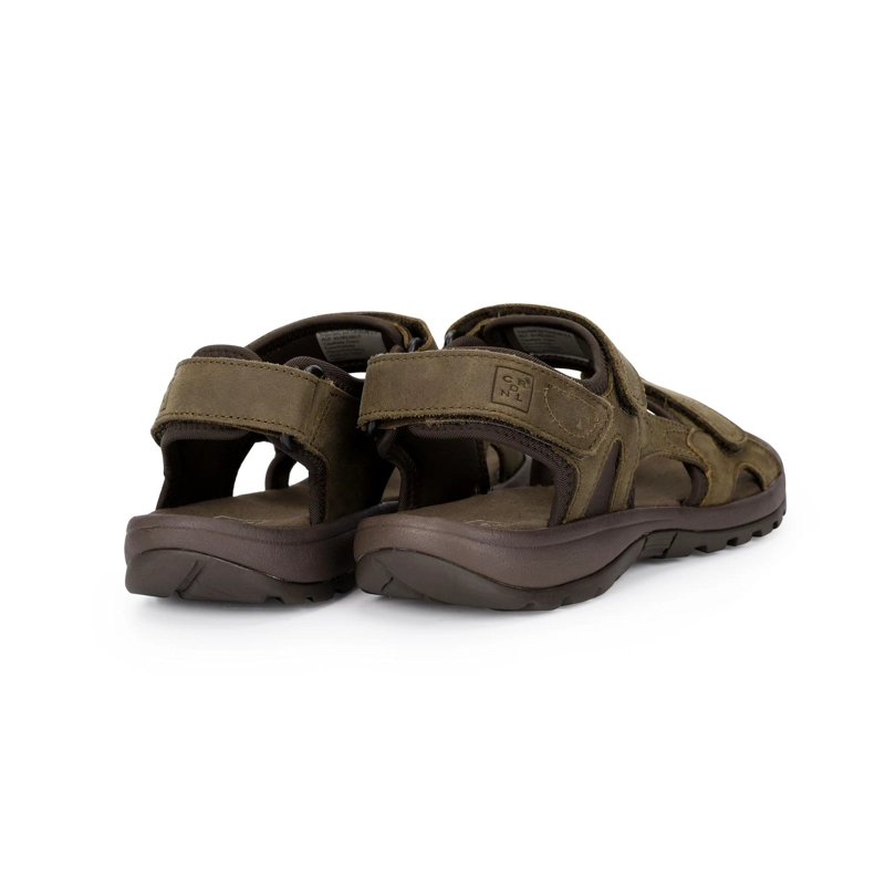 SANDALIAS HOMBRE CUERO COASTOWN-9-01 TAUPE - 5