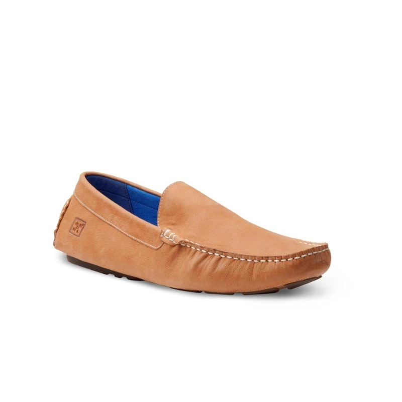MOCASINES HOMBRE CUERO MIAMI-4-73-BRANDY - 1