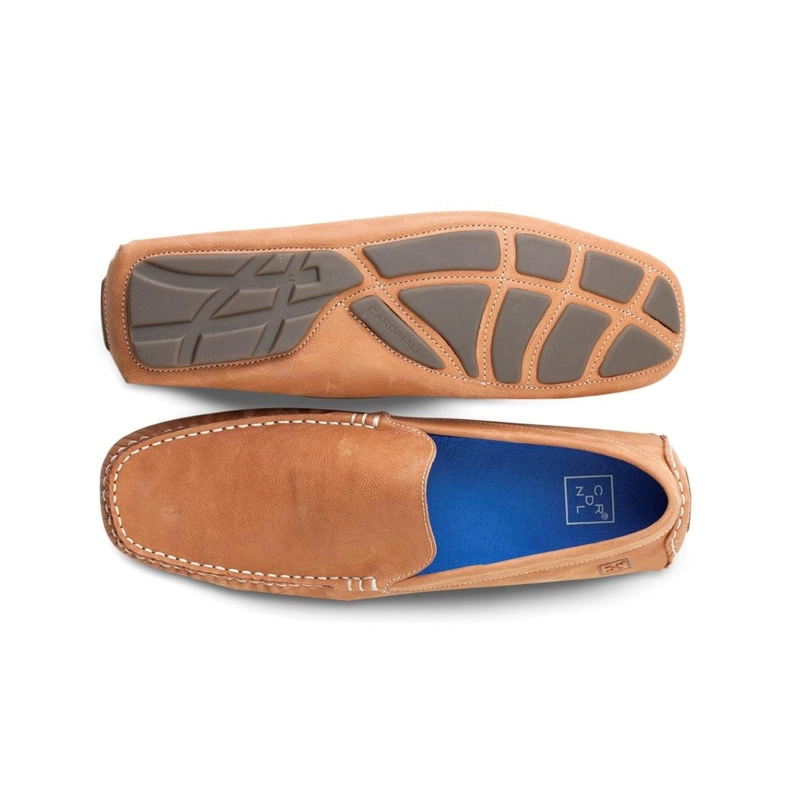 MOCASINES HOMBRE CUERO MIAMI-4-73-BRANDY - 3