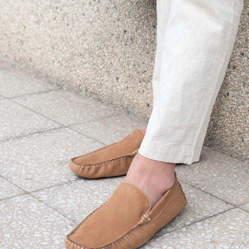 MOCASINES HOMBRE CUERO MIAMI-4-73-BRANDY - 5