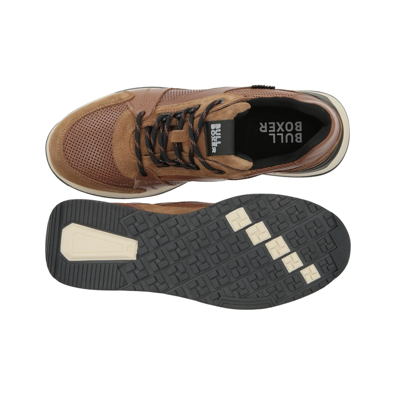 ZAPATILLAS URBANAS HOMBRE CUERO ASAPH-0-70 BRANDY BULLBOXER - 3