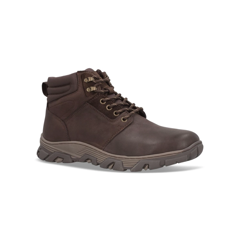 BOTINES HOMBRE CUERO SANCY-6-29 CAFE - 1