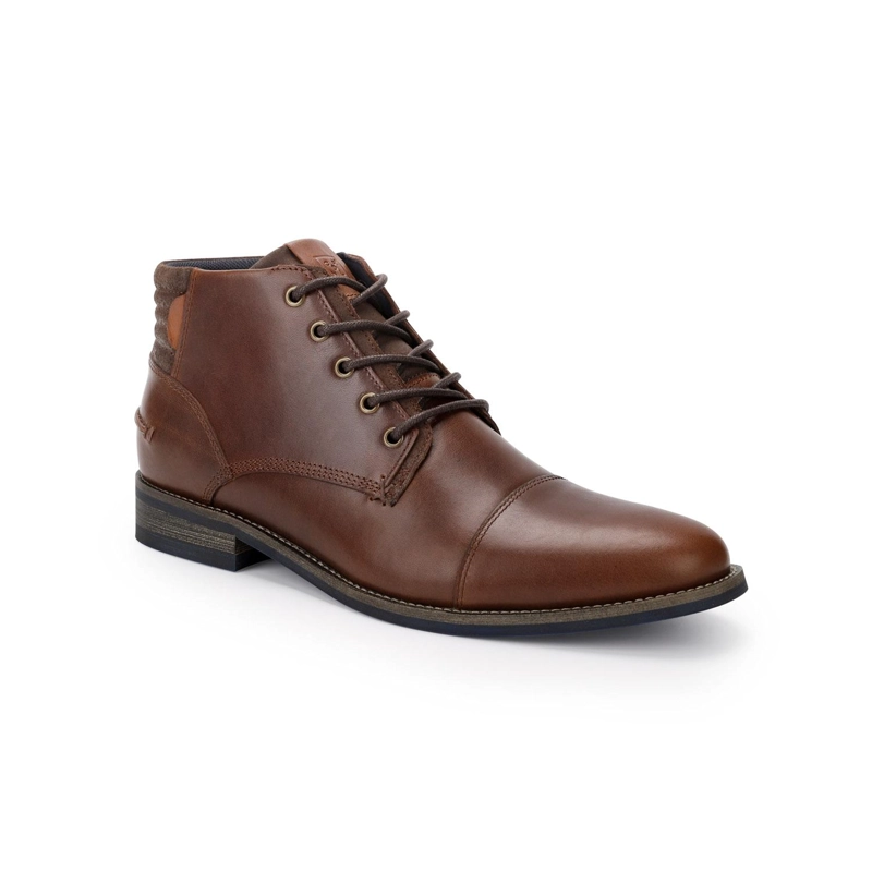 BOTINES HOMBRE CUERO DENIZEN-6-08 CAFE CARDINALE - 1