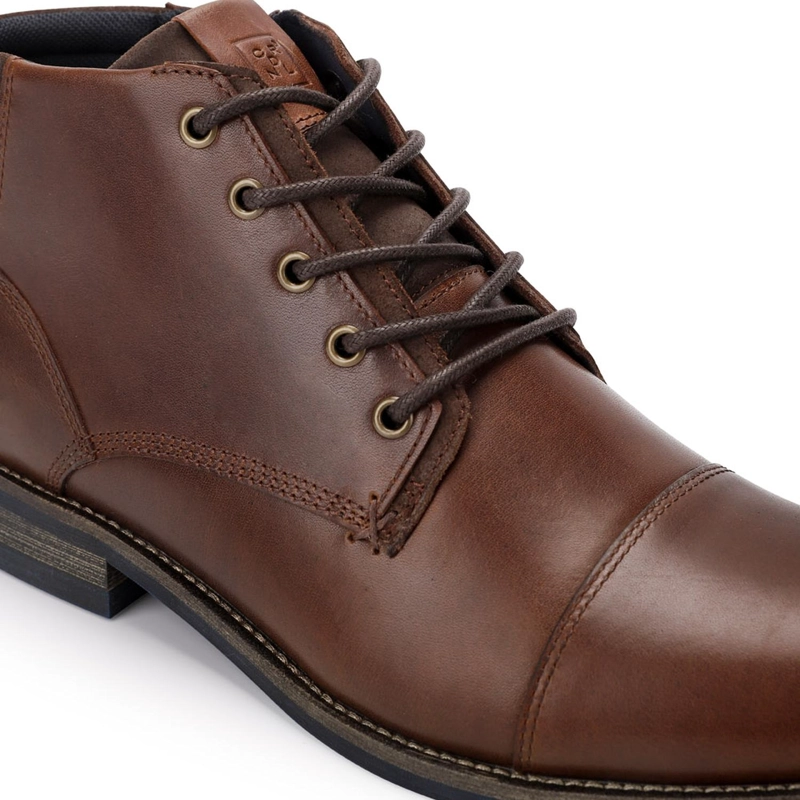 BOTINES HOMBRE CUERO DENIZEN-6-08 CAFE CARDINALE - 5