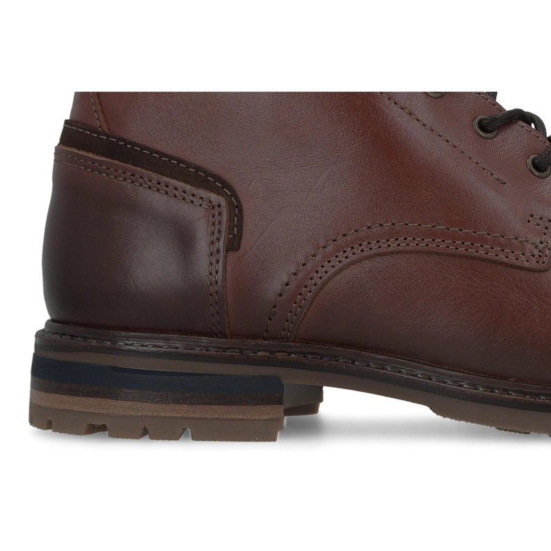 BOTINES HOMBRE CUERO SEGART-6-01 CAFE  ['TEXTIL Y ECOCUERO'] - 4