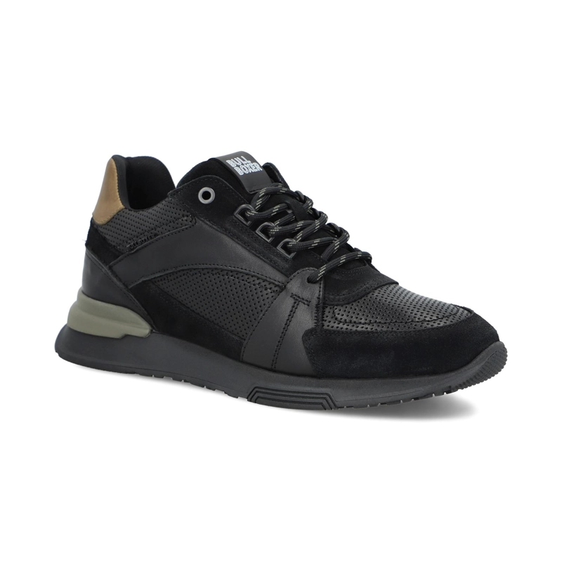ZAPATILLAS URBANAS HOMBRE CUERO SPLIT-0-70 NEGRO BULLBOXER ['TEXTIL'] - 1