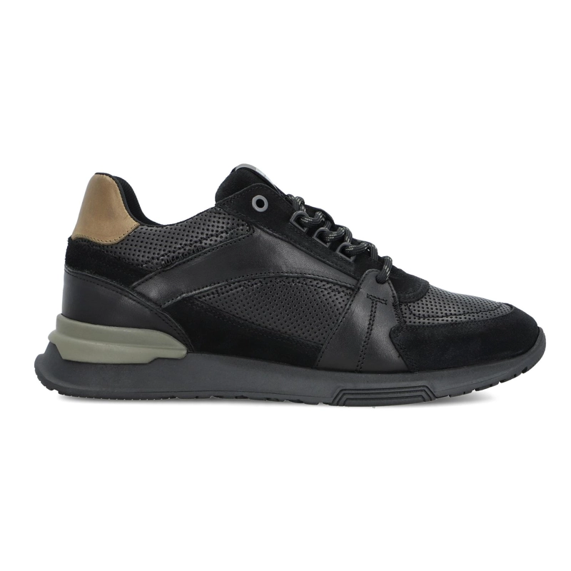 ZAPATILLAS URBANAS HOMBRE CUERO SPLIT-0-70 NEGRO BULLBOXER ['TEXTIL'] - 2