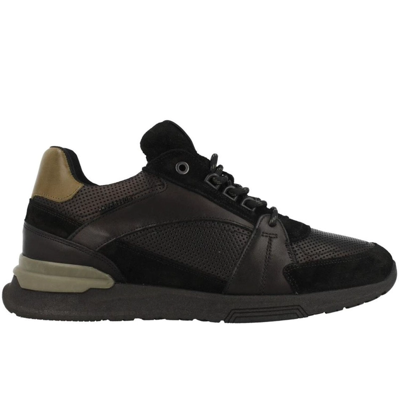 ZAPATILLAS URBANAS HOMBRE CUERO SPLIT-0-70 NEGRO BULLBOXER ['TEXTIL'] - 3