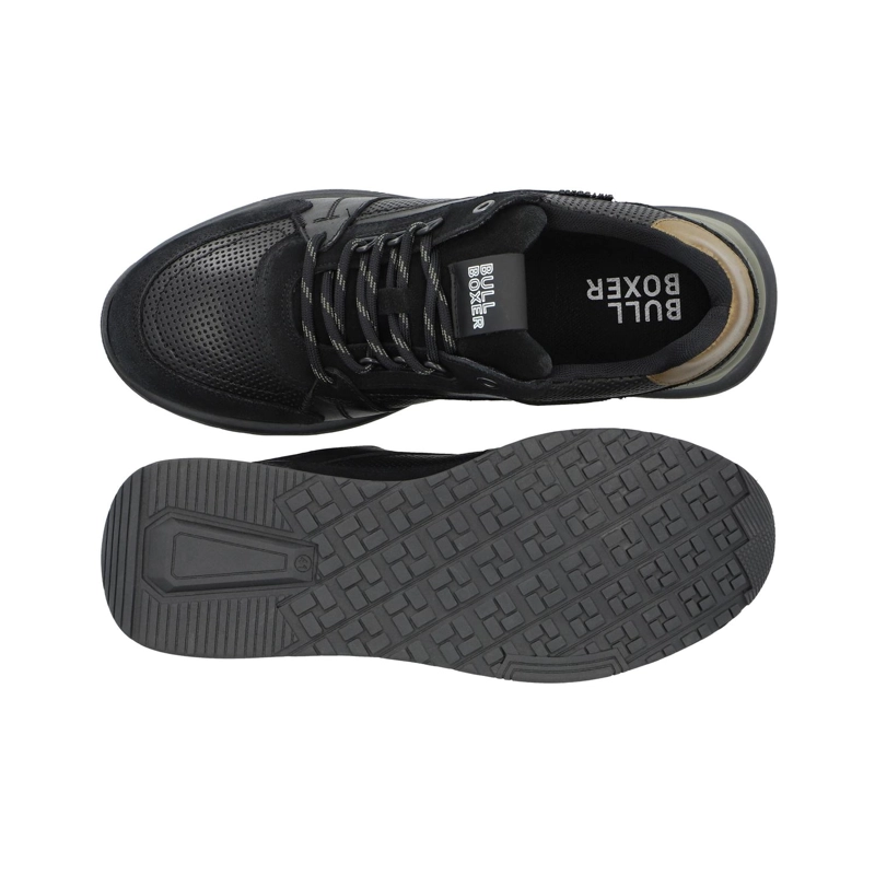 ZAPATILLAS URBANAS HOMBRE CUERO SPLIT-0-70 NEGRO BULLBOXER ['TEXTIL'] - 4