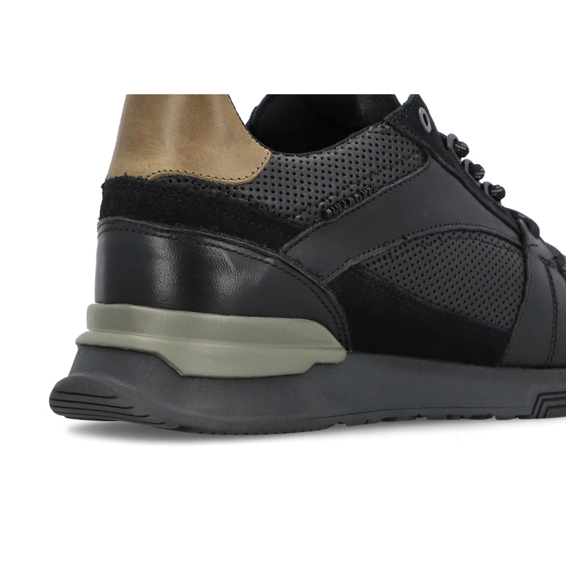 ZAPATILLAS URBANAS HOMBRE CUERO SPLIT-0-70 NEGRO BULLBOXER ['TEXTIL'] - 5