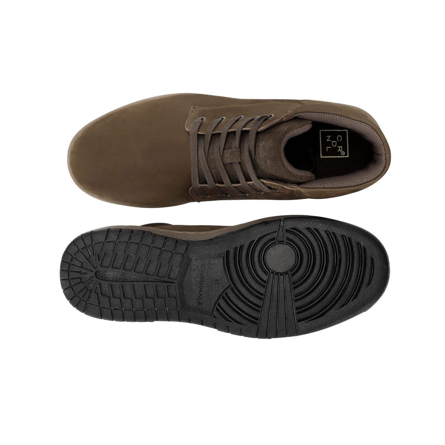 BOTINES HOMBRE CUERO VALMONT-6-05 CAFE  CARDINALE - 3