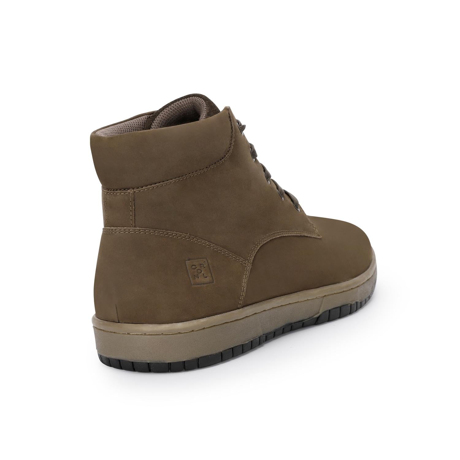 BOTINES HOMBRE CUERO VALMONT-6-05 CAFE  CARDINALE - 4