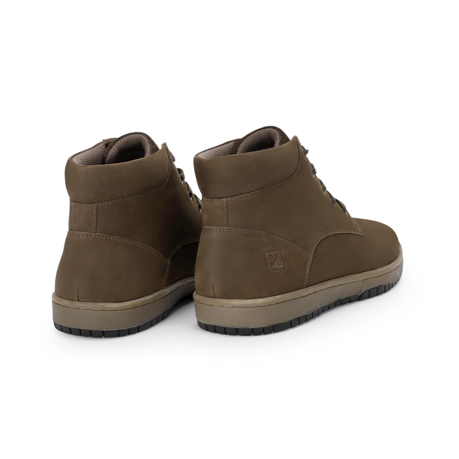 BOTINES HOMBRE CUERO VALMONT-6-05 CAFE  CARDINALE - 5