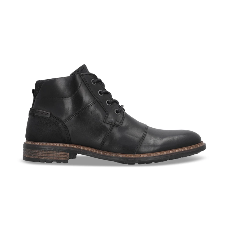 BOTINES HOMBRE CUERO PAUL-6-61 NEGRO CARDINALE - 2