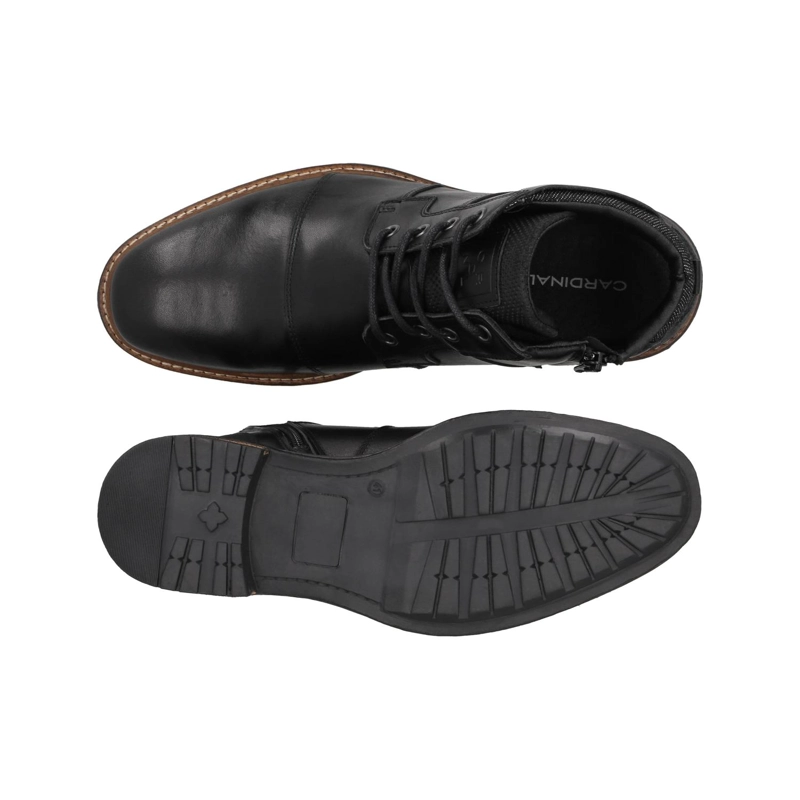 BOTINES HOMBRE CUERO PAUL-6-61 NEGRO CARDINALE - 3