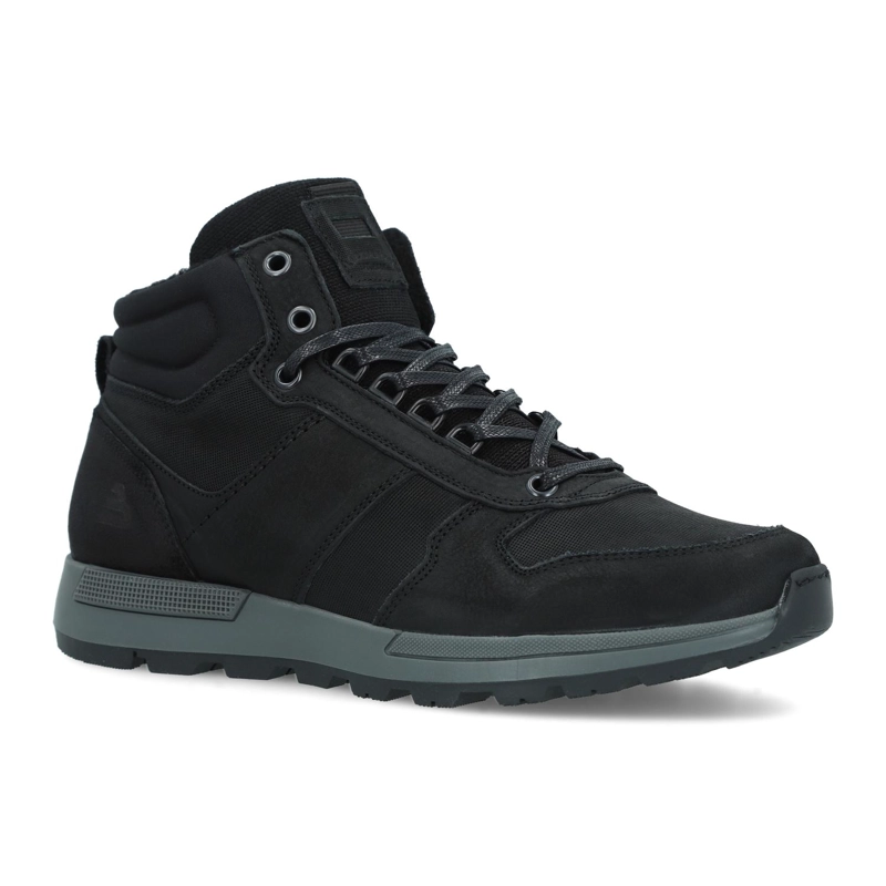 ZAPATILLAS CAÑA ALTA HOMBRE CUERO DUDLEY-6-05 NEGRO BULLBOXER - 1