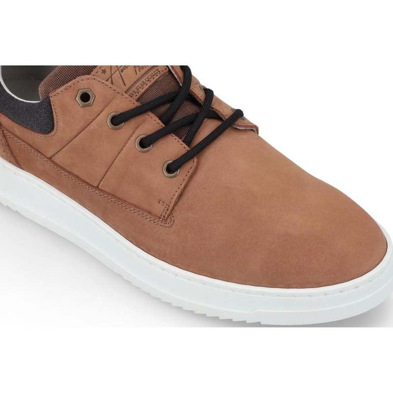 ZAPATILLAS URBANAS HOMBRE CUERO WEERT-0-97 BRANDY BULLBOXER - 4