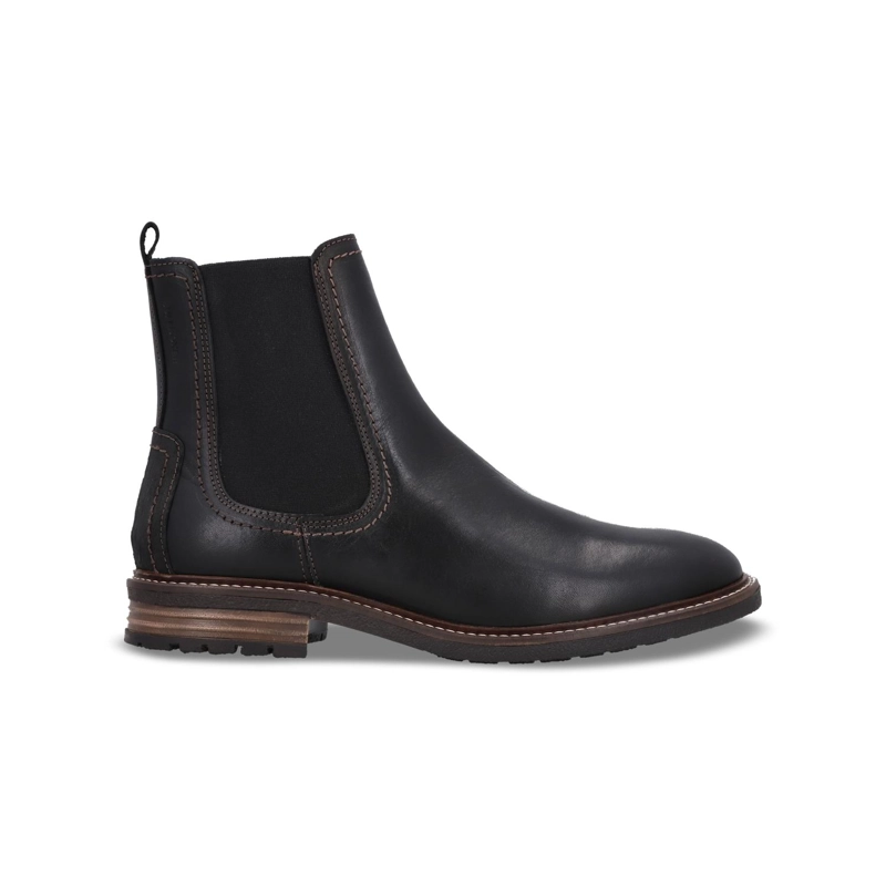 BOTINES HOMBRE CHELSEA CUERO HAREN-6-59 NEGRO BULLBOXER - 2