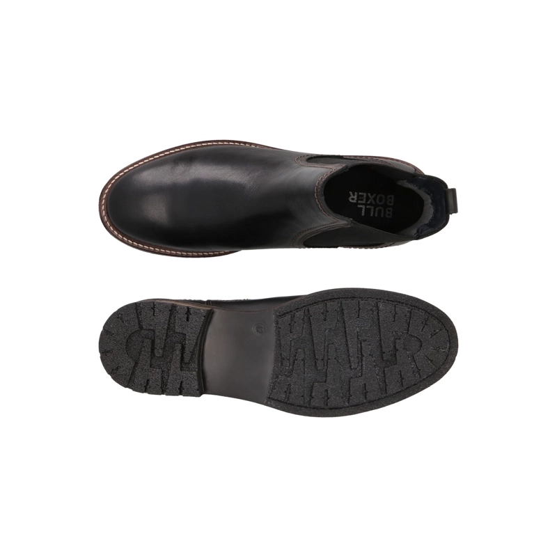 BOTINES HOMBRE CHELSEA CUERO HAREN-6-59 NEGRO BULLBOXER - 3