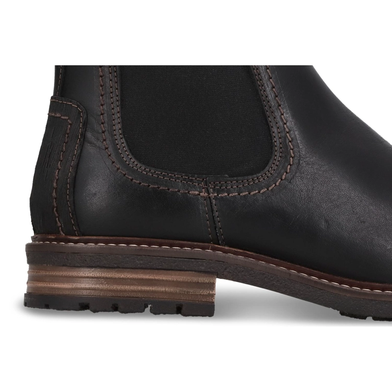 BOTINES HOMBRE CHELSEA CUERO HAREN-6-59 NEGRO BULLBOXER - 5