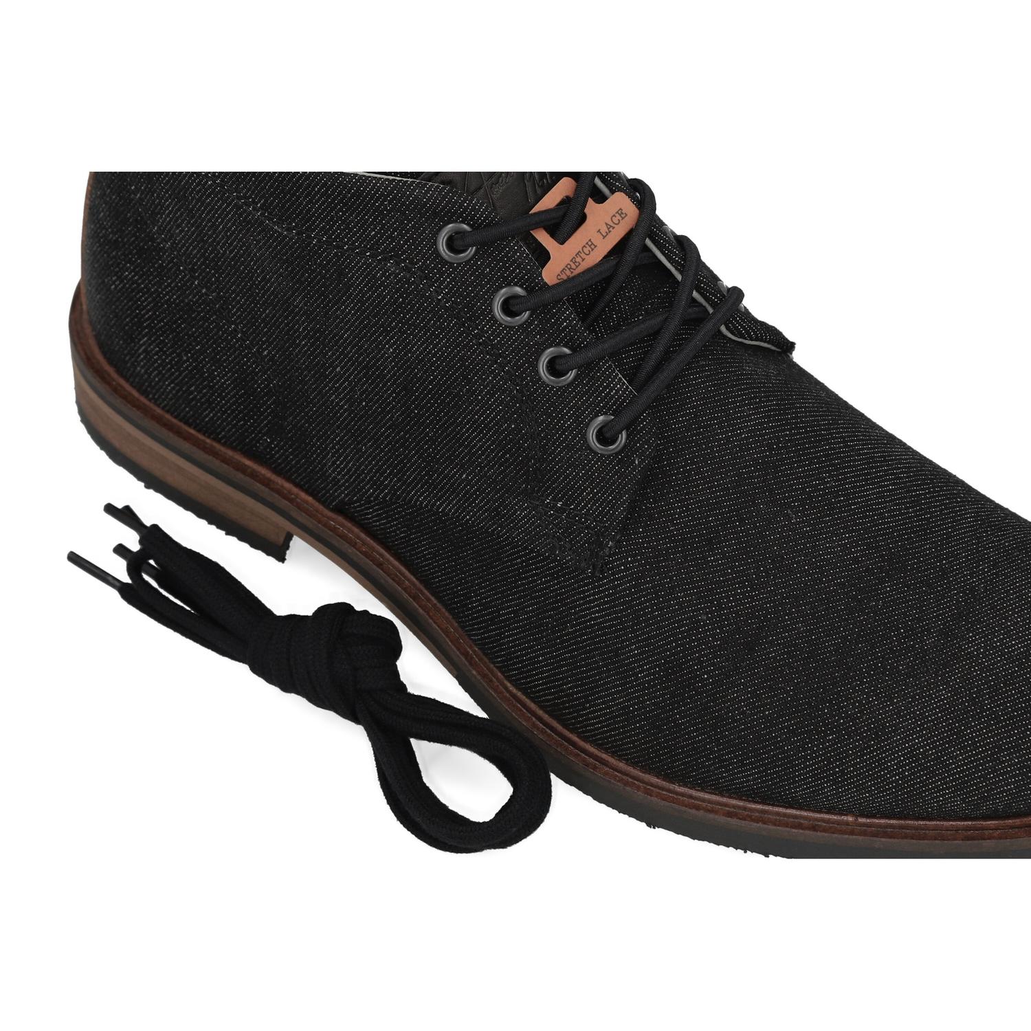 BOTINES HOMBRE TEXTIL CORDONES ELASTICADOS KRAPINA-6-76 NEGRO BULLBOXER - 5