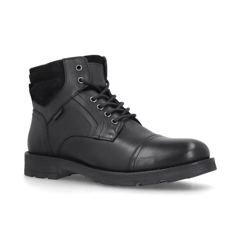 BOTINES HOMBRE CUERO STIRLING-6-32 NEGRO BULLBOXER - 1