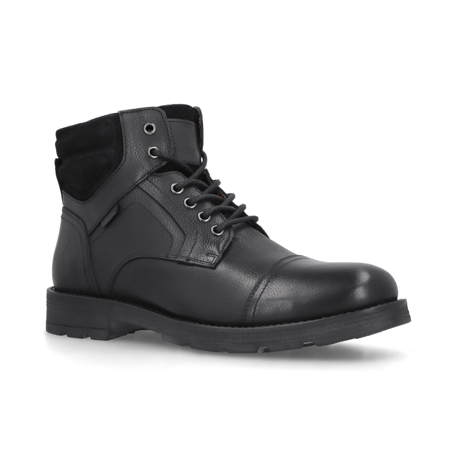 BOTINES HOMBRE CUERO STIRLING-6-32 NEGRO BULLBOXER - 1