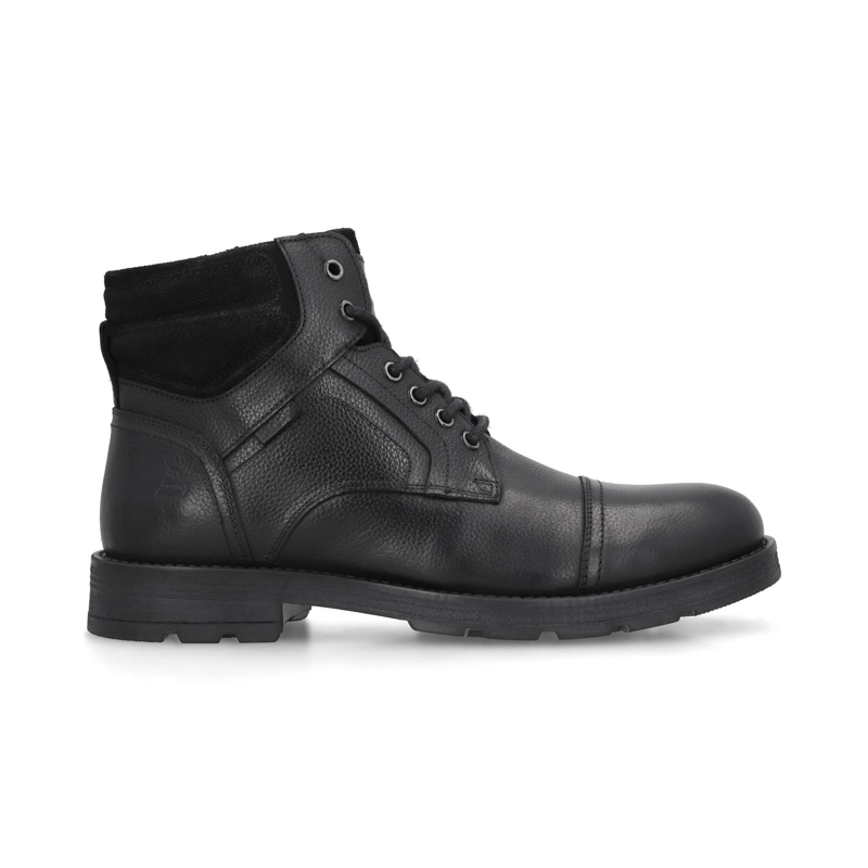 BOTINES HOMBRE CUERO STIRLING-6-32 NEGRO BULLBOXER - 2