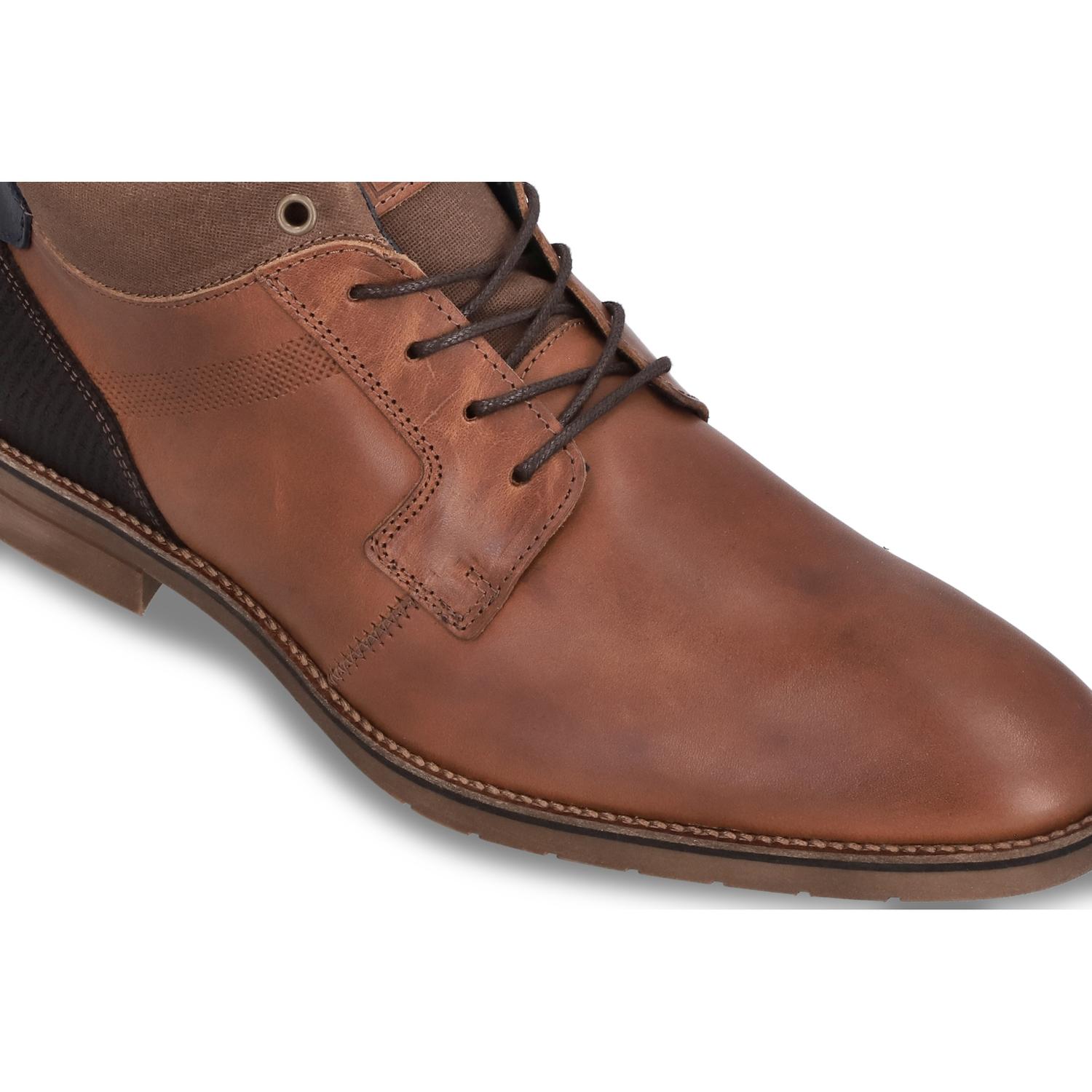 BOTINES HOMBRE CUERO LAEKEN-6-65 BRANDY BULLBOXER - 5