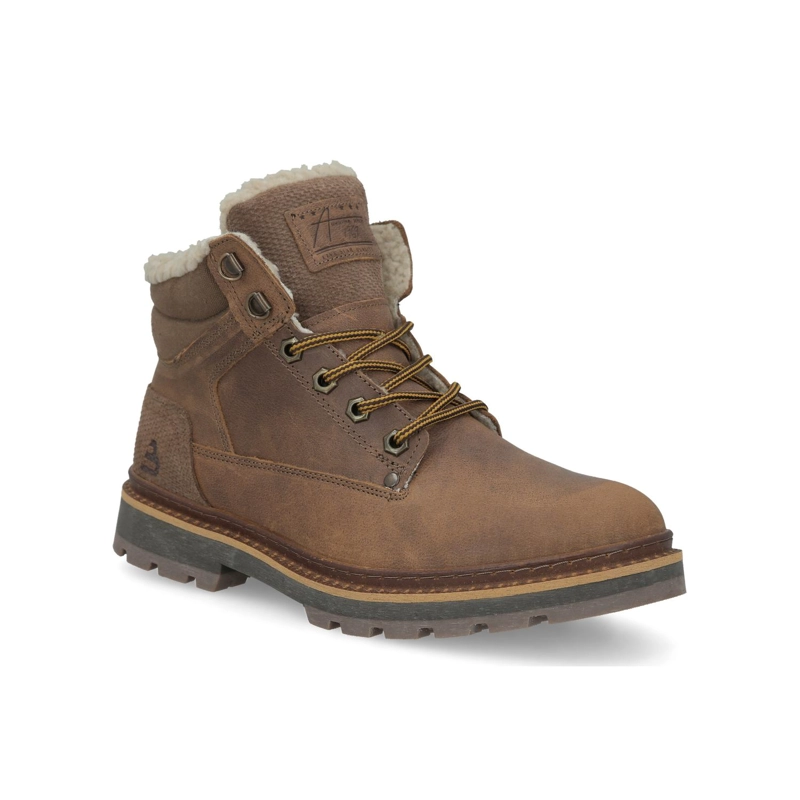 BOTINES HOMBRE CUERO NORBURY-6-67 CAMEL BULLBOXER - 1