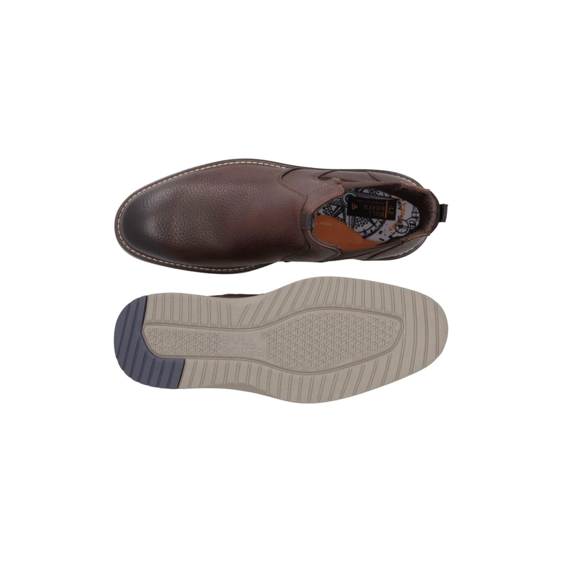 BOTINES HOMBRE CHELSEA CUERO LARGS-6-31 CAFE  BULLBOXER ['TEXTIL'] - 3