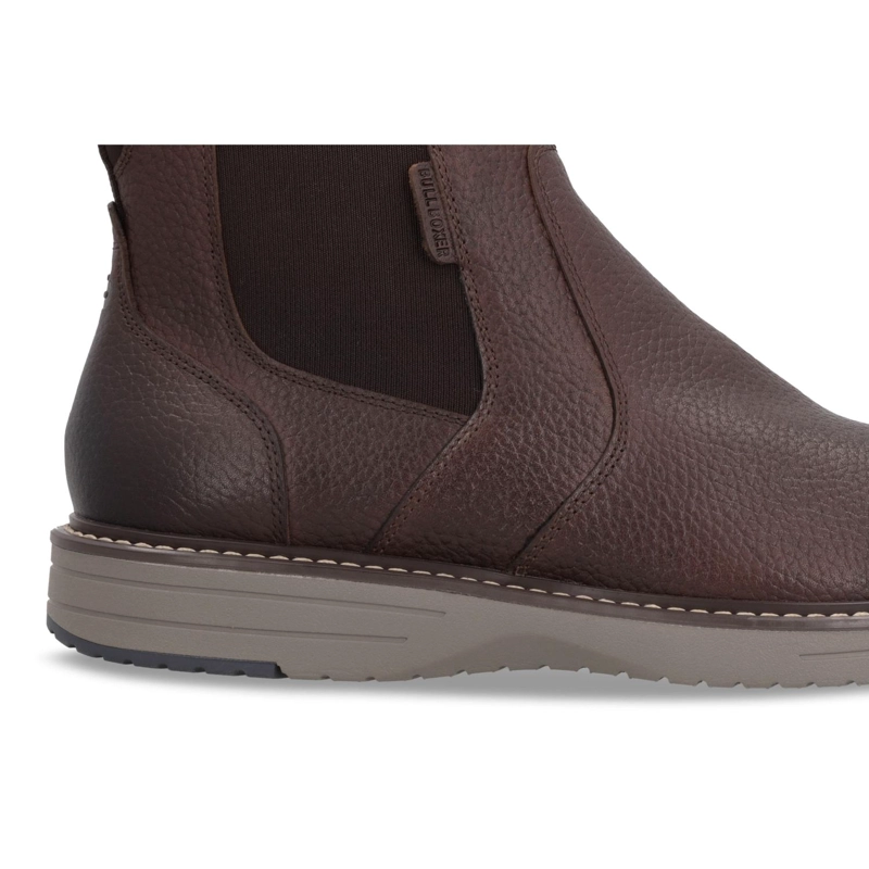 BOTINES HOMBRE CHELSEA CUERO LARGS-6-31 CAFE  BULLBOXER ['TEXTIL'] - 4