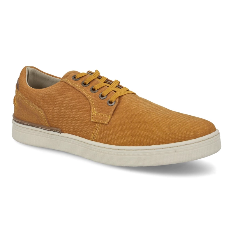 ZAPATILLAS HOMBRE TEXTIL CORDONES ESLASTICADOS BINN-0-82 AMARILLO CARDINALE - 1
