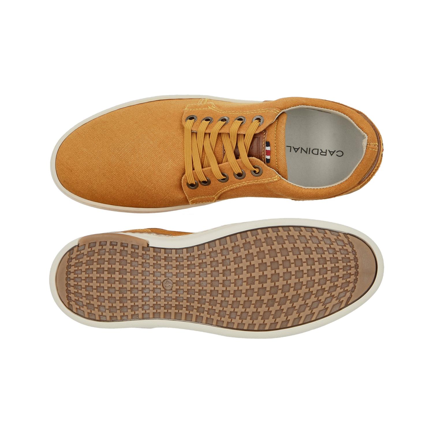 ZAPATILLAS HOMBRE TEXTIL CORDONES ESLASTICADOS BINN-0-82 AMARILLO CARDINALE - 3