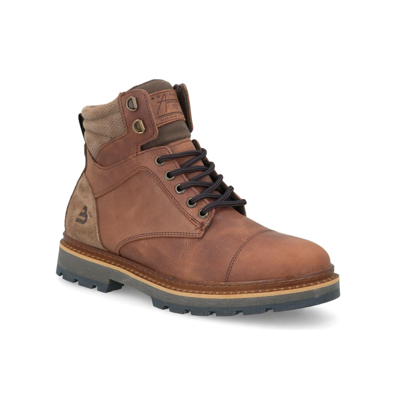 BOTINES HOMBRE CUERO NORBURY-6-67 BRANDY BULLBOXER - 1