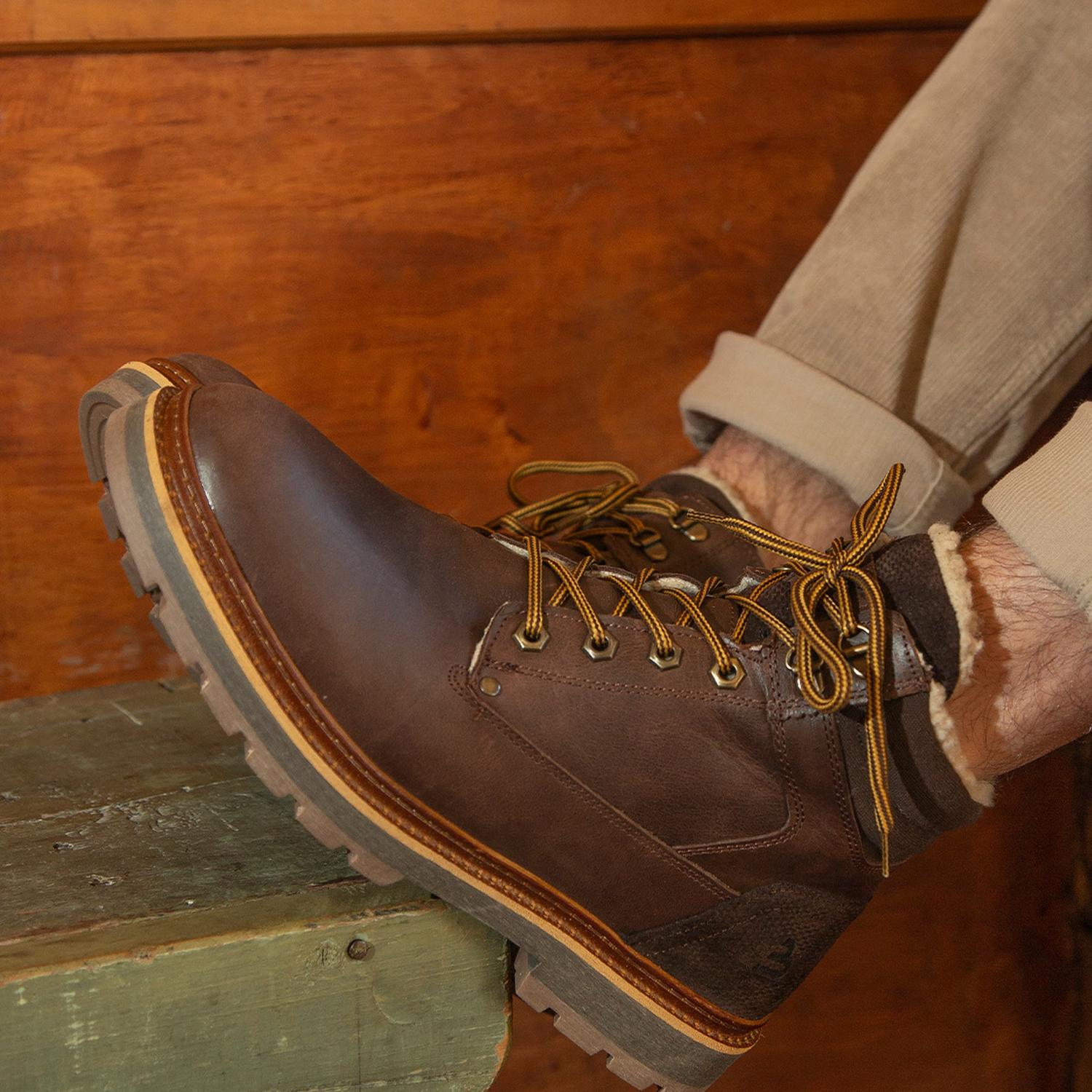 BOTINES HOMBRE CUERO EVERE-6-76 CAFE  BULLBOXER - 4