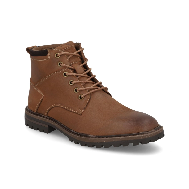 BOTINES HOMBRE CUERO ANDORRA-6-49 BRANDY ['TEXTIL'] - 1