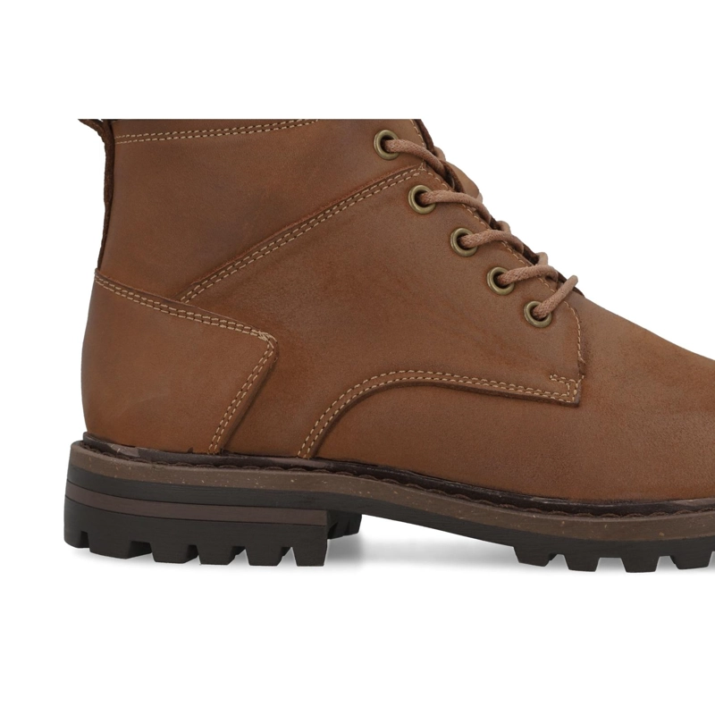BOTINES HOMBRE CUERO ANDORRA-6-49 BRANDY ['TEXTIL'] - 4
