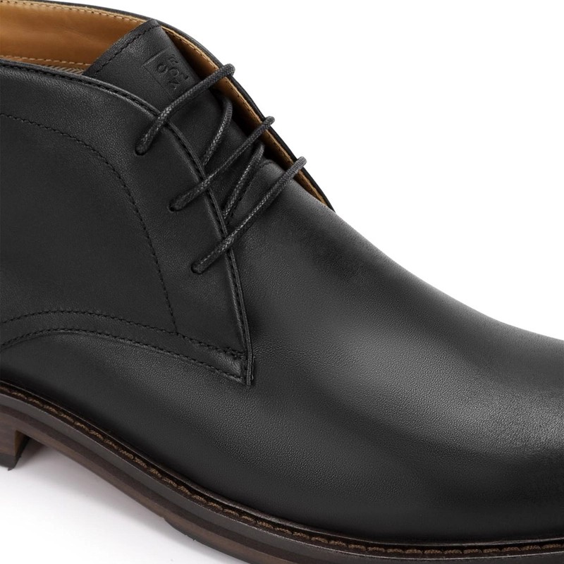 BOTINES HOMBRE CUERO NORBURY-6-01 NEGRO ['TEXTIL'] - 5