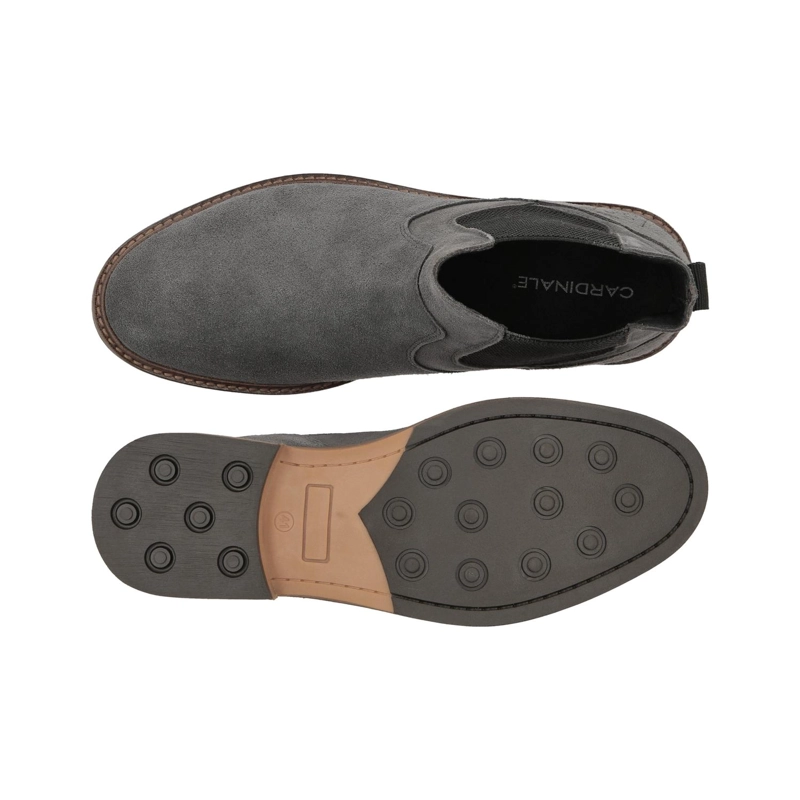 BOTINES HOMBRE CHELSEA CUERO THUN-6-19 GRIS ['TEXTIL'] - 3